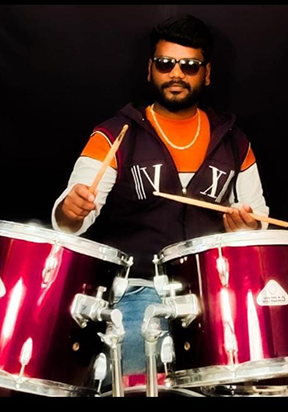 Mr. K Arun Raja - Drums